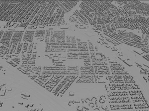 richmond city california abd 25km 3D Model