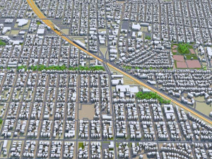 richmond city california abd 25km 3D Model