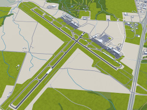 Rochester city minnesota usa 50km 3D Модель
