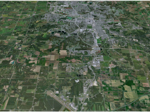 Rochester city minnesota usa 50km 3D Модель