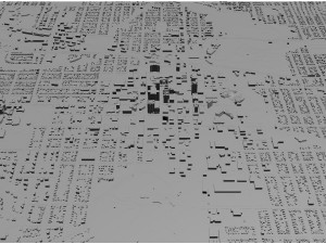 Rochester city minnesota usa 50km 3D Модель