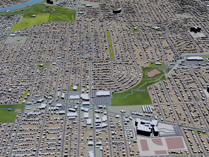 rockford city illinois usa 35km 3D-Modell