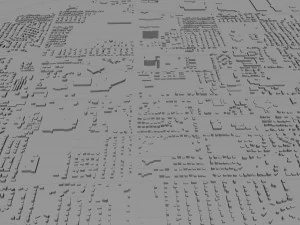rogers city arkansas usa 30km 3D Model