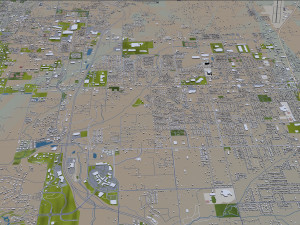 rogers city arkansas usa 30km 3D मॉडल