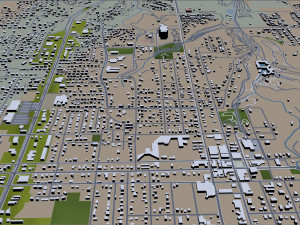 rogers city arkansas usa 30km 3D मॉडल
