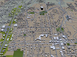 rogers city arkansas usa 30km 3D Model