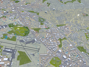 roswell city georgia usa 40km Model 3D