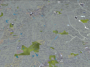 roswell city georgia usa 40km Model 3D