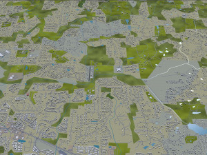 roswell city georgia usa 40km Model 3D