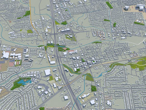round rock city texas 30km 3D Model