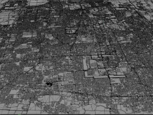 saga city japan 50km 3D Model