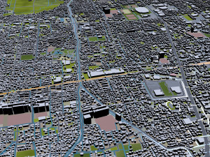 saga city japan 50km 3D Model