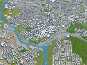 saint catharines city ontario canada 25km Modello 3D