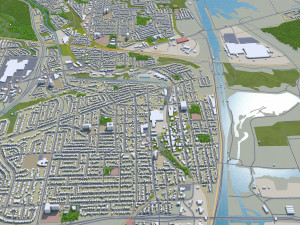 saint catharines city ontario canada 25km Modello 3D
