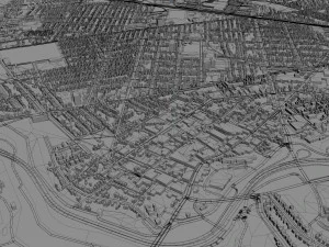 saint catharines city ontario canada 25km 3D Model