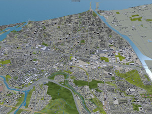 saint catharines city ontario canada 25km Modello 3D