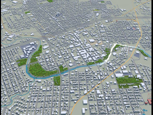 san angelo city texas usa 40km Model 3D