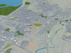 san angelo city texas usa 40km Model 3D