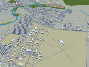 san angelo city texas usa 40km Model 3D