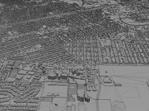 san angelo city texas usa 40km Model 3D