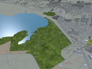 san angelo city texas usa 40km Model 3D
