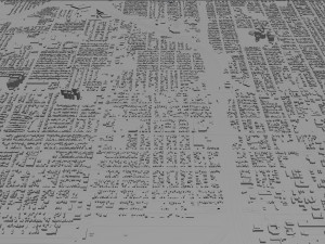 san bernardino city california usa 40km 3D-Modell