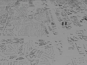 sandy springs city georgia usa 25km 3D Model