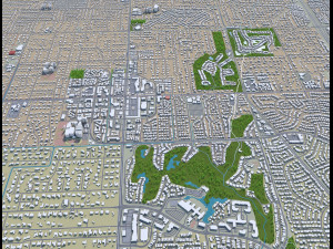 scottsdale city arizona usa 60km Modelo 3D
