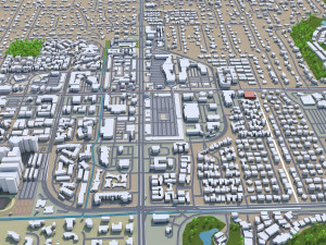 scottsdale city arizona usa 60km Modelo 3D