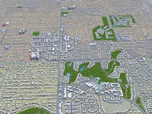 scottsdale city arizona usa 60km 3D Model
