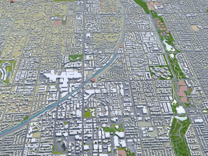 scottsdale city arizona usa 60km Modelo 3D