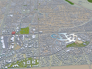 scottsdale city arizona usa 60km Modelo 3D