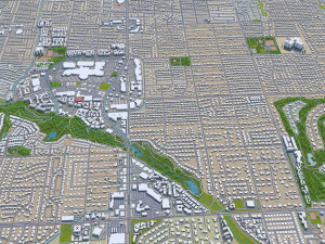 scottsdale city arizona usa 60km Modelo 3D