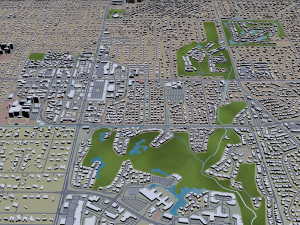 scottsdale city arizona usa 60km Modelo 3D