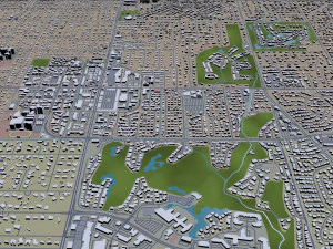scottsdale city arizona usa 60km 3D Model