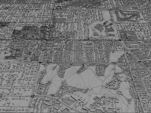 scottsdale city arizona usa 60km 3D Model