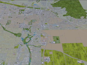 scottsdale city arizona usa 60km 3D Model