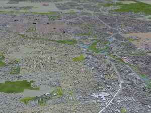 scottsdale city arizona usa 60km 3D Model