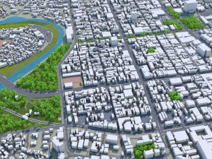 sendai city japan 70km 3D Model