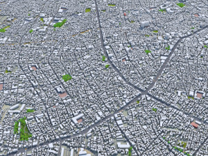 shibuya city tokyo 10km 3D 모델