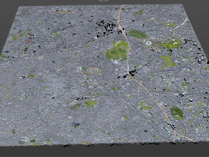 shibuya city tokyo 10km 3D 모델