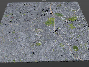 shibuya city tokyo 10km 3D Model