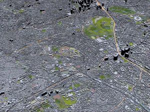 shibuya city tokyo 10km 3D Model