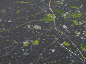 shibuya city tokyo 10km 3D 모델