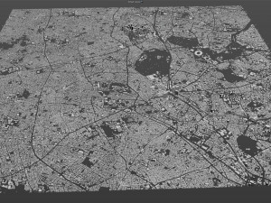 shibuya city tokyo 10km 3D 모델