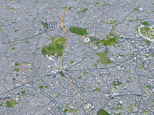 shinjuku city japan 20km 3D Model
