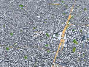 shinjuku city japan 20km 3D Model