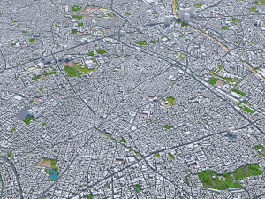 shinjuku city japan 20km 3D Model