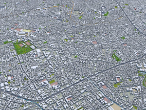 shinjuku city japan 20km 3D Model