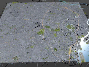 shinjuku city japan 20km 3D Model